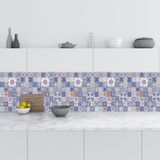 Mutfak Tezgah Arası Folyo Fayans Kaplama Folyosu İspanyol Seramik Desen 60x300 CM