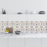 Mutfak Tezgah Arası Folyo Fayans Kaplama Folyosu Osmanlı Motif 60x200 CM