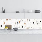 Mutfak Tezgah Arası Folyo Fayans Kaplama Folyosu Terrazzo Stone 60x200 cm