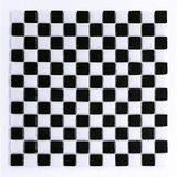 Mutfak Tezgah Arası, Havuz, Banyo, Sauna, Spa, Iç ve Dış Dekorasyonda Tüm Yüzeyler Için, 25X25MM. Beşiktaş 31.5X31.5CM. Fileli Cam Mozaik. (10 File Karo = 1 M2 Fiyatıdır ) - Beyaz - Siyah