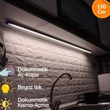 Mutfak Tezgah Üstü Dokunmatik LED Bar Aydınlatma Beyaz Işık