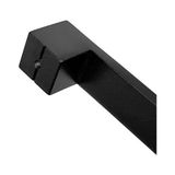 Mutfak ve Banyo Dolabı Kapakları ve Çekmeceler Için Kalın Metal Kulp Paslanmaz Alüminyum Mobilya Dolap Kulbu 160MM Mat Siyah 2 Adet - standart