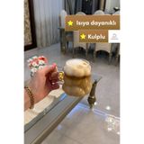 Mutfiko Bubble Kulplu Cam Kupa Bardak 420 ml – Şeffaf Tasarım, Kahve & Soğuk İçecek Sunum Bardağı