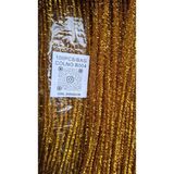 Mutkin B004 Simli Şönil Tel Koyu Gold 100 Adet 30 cm Parlak Tüylü Hobi Çubuğu El İşi ve Okul Etkinlik Malzemesi