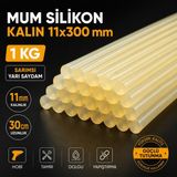 Mutkin Mum Silikon Kalın Yapıştırıcı Büyük Tabancalar Için 1 kg Fiyatı.