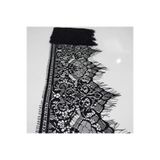 Mutkin Sakallı Dantel (KOD A454) 19,5 Cm 1 ADET 3 Metre Siyah -Giyim Aksesuarı-iç çamaşır-abiye-DIY