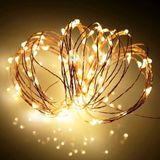 Mutlu Adım 10 m Pilli Peri Led Işık Dekoratif Aydınlatma 100'lü 5 V İç Mekan Kullanımı