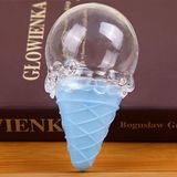 Mutlu Adım 12 Adet 6X11CM Dondurma Külah Plastik Kutu - Mavi