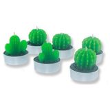 Mutlu Adım 6 Adet Kaktüs Tealight Mum