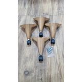 MUTLU ALIŞVERİŞ MERKEZİ Tekerlekli Sihirli Sehpa Masa Ayağı 360 Derece Dönebilen 17 Cm 4 Adet Söğüt. Vida Hediyeli!!!