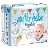 Mutlu Bebe No:3 Midi Bebek Bezi