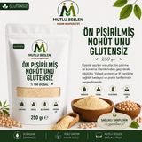 Mutlu Beslen Kooperatifi Ön Pişirilmiş Nohut Unu Glutensiz 250 G - 250 gr