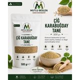 Mutlu Beslen Kooperatifi Tane Çiğ Karabuğday Glutensiz 500 G - 500 gr
