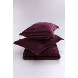 Mutlu Cherry Çift Kişilik Modernline 3 Parça Yatak Örtüsü Merinos - Kırmızı - 220 x 240 cm
