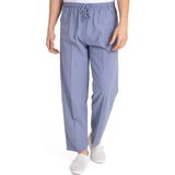 Mutlu City Erkek Ham Bez Lastikli Yüksek Bel Rahat Kalıp Pamuk Eşofman Alt Pantolon Alt Giyim 2188 - 4XL - 33 - İndigo