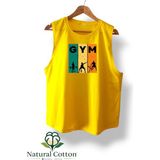Mutlu Gym Fitness Gym Tank Top Sporcu Atleti - 2XL - Sarı