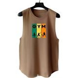 Mutlu Gym Fitness Gym Tank Top Sporcu Atleti - Kahverengi