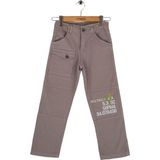 Mutlu Kids Baskı ve Cep Detaylı Erkek Çocuk Pantolon - Gri - 5 Yaş