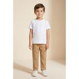 Mutlu Kids Kargo Cepli Erkek Gabardin Pantolon - Bej - 6 Yaş