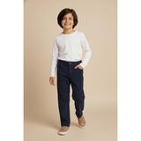 Mutlu Kids Mutlu Klasik Erkek Kadife Pantolon - Lacivert - 7 Yaş