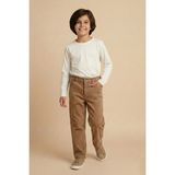 Mutlu Kids Mutlu Klasik Erkek Kadife Pantolon - Vizon - 7 Yaş