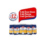 Mutlu Makarna Karma Kutu 500gr Makarnalar / İnce Uzun - Penne - Çarliston / Toplam 5 Adet