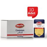 Mutlu Makarna Mutlu 1 kg Fine Kuskus 10 Adet Makarna / Morocco Couscous