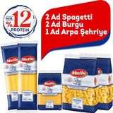 Mutlu Makarna Mutlu Karma Kutu 500GR Spagetti Burgu Arpa Şehriye Türkiye Menşeli Sade Lezzet
