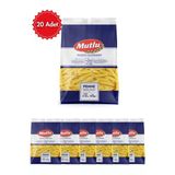 Mutlu Makarna Penne 500 G X 20 Paket – Lezzetli, Dayanıklı Ve Kolay Pişen Italyan Tipi Makarna