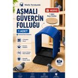 MUTLU TAVUKÇULUK Asmalı Güvercin Folluğu Plastik Duvara Asılabilir Güvercin Yuvası Kümes Folluk
