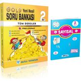 Mutlu Yayıncılık 2. Sınıf Tüm Dersler Gold Soru Bankası + Sayısal Yorum Kitabı