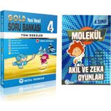 Mutlu Yayıncılık 4. Sınıf Tüm Dersler Gold Soru Bankası - Akıl Zeka Kitabı