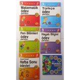 Mutlu Yayıncılık Matematik+türkçe+fen+hayat Bilgisi Ödev Yap.Haftasonu Ödev Yaprak Mandala Hediye