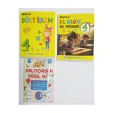 Mutlu Yayıncılık MUTLU YAYINLARI 4. SINIF DÖRT İŞLEM+DİL BİLGİSİ DİL YETENEĞİ+OKUDUĞUNA ANLAMA HEDİYELİ