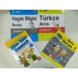 Mutlu Yayıncılık Yeni Nesil Türkçe Soru Yorum 1. Sınıf+Türkçe Avcısı+Hayat Bilgisi Avcısı+Okuma Yazmafarkındalığı
