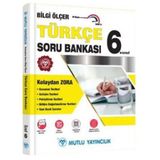 Mutlu Yayınları 6. Sınıf Türkçe Bilgi Ölçer Soru Bankası