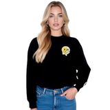 Mutlu Yüz Unisex Sweatshirt (50, Siyah, L)