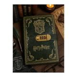 Mutluanlar Hediyelik Harry Potter Slytherin Şifreli Defter Kabartma Desenli Kilitli Günlük Ve Hatıra Defteri 100 sayfa