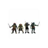 Mutluanlar Hediyelik Ninja Kaplumbağalar 4'lü Aksiyon Figür Seti Hareketli Oyuncak Figürler Leonardo Raphael Donatello Michelangelo 15 cm