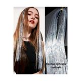 MutluBiDünya Hair Tinsel Saç Simi Gelin Teli Saç Aksesuarı, Gümüş