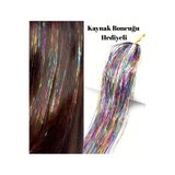 MutluBiDünya Kaynak Boncuğu Hediyeli Hair Tinsel Gelin Teli Saç Simi Aksesuarı
