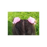 MutluBiDünya Kız Çocuk Pembe 2'li Klips Lily Toka
