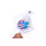 MutluBiDünya Lily Lolipop Pens Toka, Mavi, Unisex Çocuk