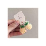 MutluBiDünya Lily Pullu Ananas Lastik Toka, Sarı, Kız Çocuk