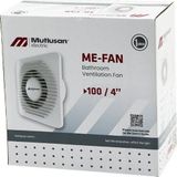 MUTLUSAN-001 211 000 100 00 00 Me-Fan Banyo Tuvalet Havalandırma Aspiratörü 12W 2450RPM 100M3/H 4"