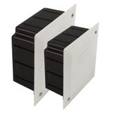 Mutlusan 10x10 cm Siyah Kare Buat