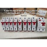 Mutlusan 12Lİ Ev Sigortaları 4ADET 10AMP 4ADET16 Amp 1ADER 32AMP 1ADET Ana Sigorta 40 Amper - SİGROTA