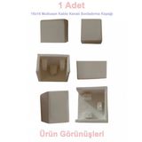 Mutlusan 16X16 Kablo Kanalı Uç Tapa Sonlandırma Kapağı Plastik Beyaz