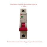 Mutlusan 1X63a C 6Ka W-Otomat Sigorta Monofaze Tek Fazlı W Otomat Sigorta
