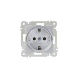 Mutlusan 22006000282 Topraklı Priz Inox